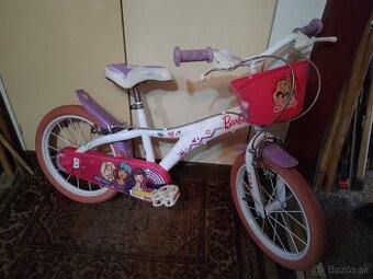detský bicykel Barbie 16"-palcové kolesá