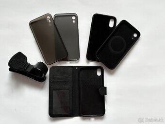 iPhone XR kryty na telefon + drziak do auta