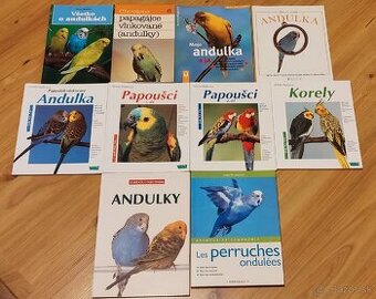 Knihy andulky papagáje korely