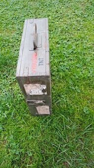 Drevené úložné boxy-vojenska bedna - 1