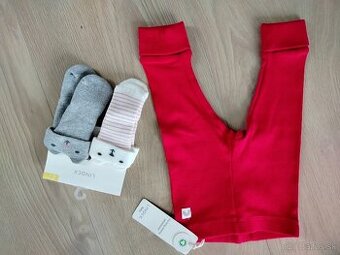 Lindex nové rastúce legíny 62 plus ponožky