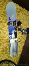 Snowboard Rossignoll,SETdoska140cm+viazk/nšľapné+boty26,5 - 1