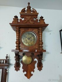 Predám funkčné starožitné mlynárské hodiny Schenkler & Kienz - 1