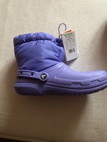 Gumáky z kožušinou crocs - 1