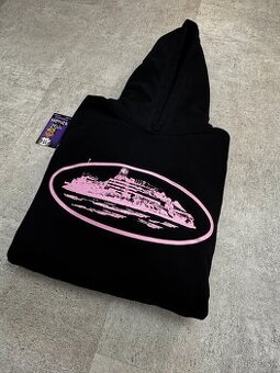 Corteiz Alcatraz V2 Hoodie - Black/Pink