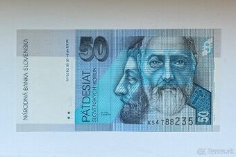 50 slovenských korún UNC