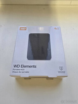 WD 2.5" Elements Portable 4TB čierny