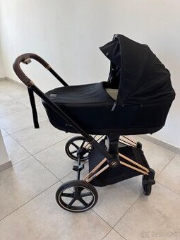 CYBEX Kočík kombinovaný Priam 4.0 Rosegold Sepia Black Plati
