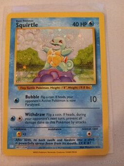 Pokémon karta - Squirtle 001/034 CLB - 1