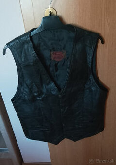 Kožená pánska vesta nová