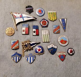 Odznak, odznaky- Slovenský štát. Staré športové odznaky.