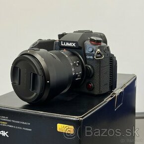 3ks Panasonic GH6 + Leica 12-60/2.8-4, záruka, 100% stav