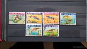 Poštové známky č.160 - Guinea - ryby