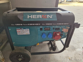 Heron benzínová elektrocentrála 220/380V 5kW - Nová