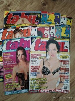 Erotické retro casopisy TABU
