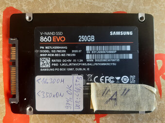SSD 250GB SAMSUNG 860EVO SATA3 (6.0Gbps)