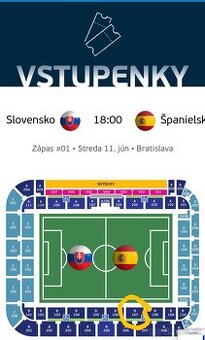 ME 21 Slovensko-Španielsko TOP miesta