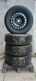 Predam plechove disky 5x112 r16 a zimne pneu 215/60 r16