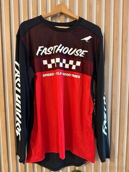 Dres Fasthouse, Elrod Jersey - Black/Red
