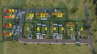 IBV NOVÉ Ploské, pozemok 424m2, kanalizácia, cesty
