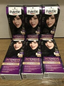 Palette - farba na vlasy - 01 čierna - 1