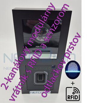 Videovrátnik Hikvision s RFID a senzorom odtlačkov prstov