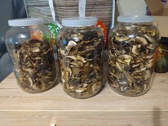 predám sušené hríby