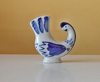 Vintage soška vtáčika GZHEL