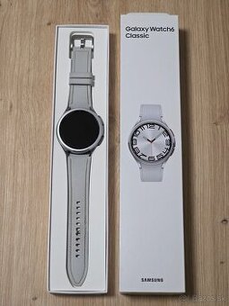 Samsung Watch 6 Classic 47mm, LTE, Strieborné
