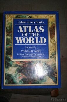 Predam atlas sveta v anlickom jazyku