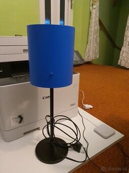 Štýlová modrá lampa