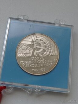 50 ķčs 1979 - PROOF - Československo - striebro