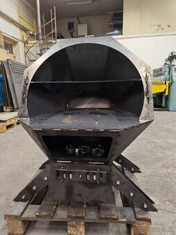 Záhradný gril / varič na drevo – stavebnica alebo zvarený (3