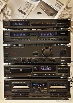 Zostava TECHNICS tuner, equalizer, zosilnovac, CD, deck= B01