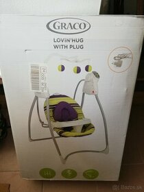 GRACO Lovin Hug s adaptérom - detská hojdačka