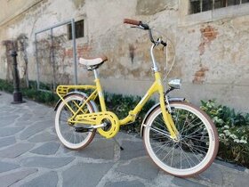 Predám skladací bicykel Camping 20 žltý