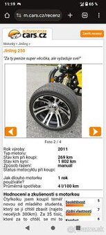 Kúpim kolesá na jinling 250/300