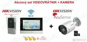 Akciový set Hikvision videovrátnik DS-KIS603 + 4Mpx IP kamer