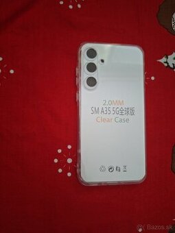 Cover zadný na Samsung A25 5g a A35 priesvitné l