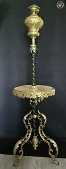 Luxusná starožitná teleskopická lampa v štýle Napoleon III.
