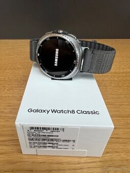 Predám SAMSUNG GALAXY WATCH 8 CLASSIC, LTE, 46mm, ZARUKA