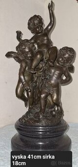 Bronzova socha 3 cherubinov - 1