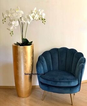 luxusna zlata vaza 95cm - 50%