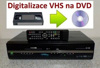 VHS-DVD rekordér Toshiba D-VR52