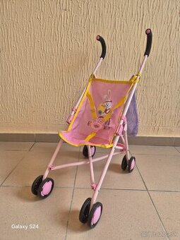 Kočík pre bábiky Baby born ružový