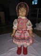 Krojovaná bábika v Hrušovskom kroji 60-ročná