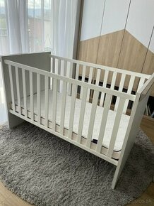 TOP STAV - Detská postieľka/posteľ 140x70 cm s matracom -