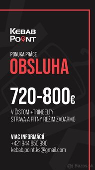 Obsluha na prevádzke KebabPoint