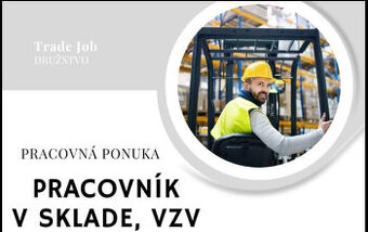 Hľadáme šikovných skladníkov.Mzda do 1309 €. Týždenné zálohy