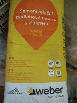 Weber nivelit, nivelak,nivelacna hmota